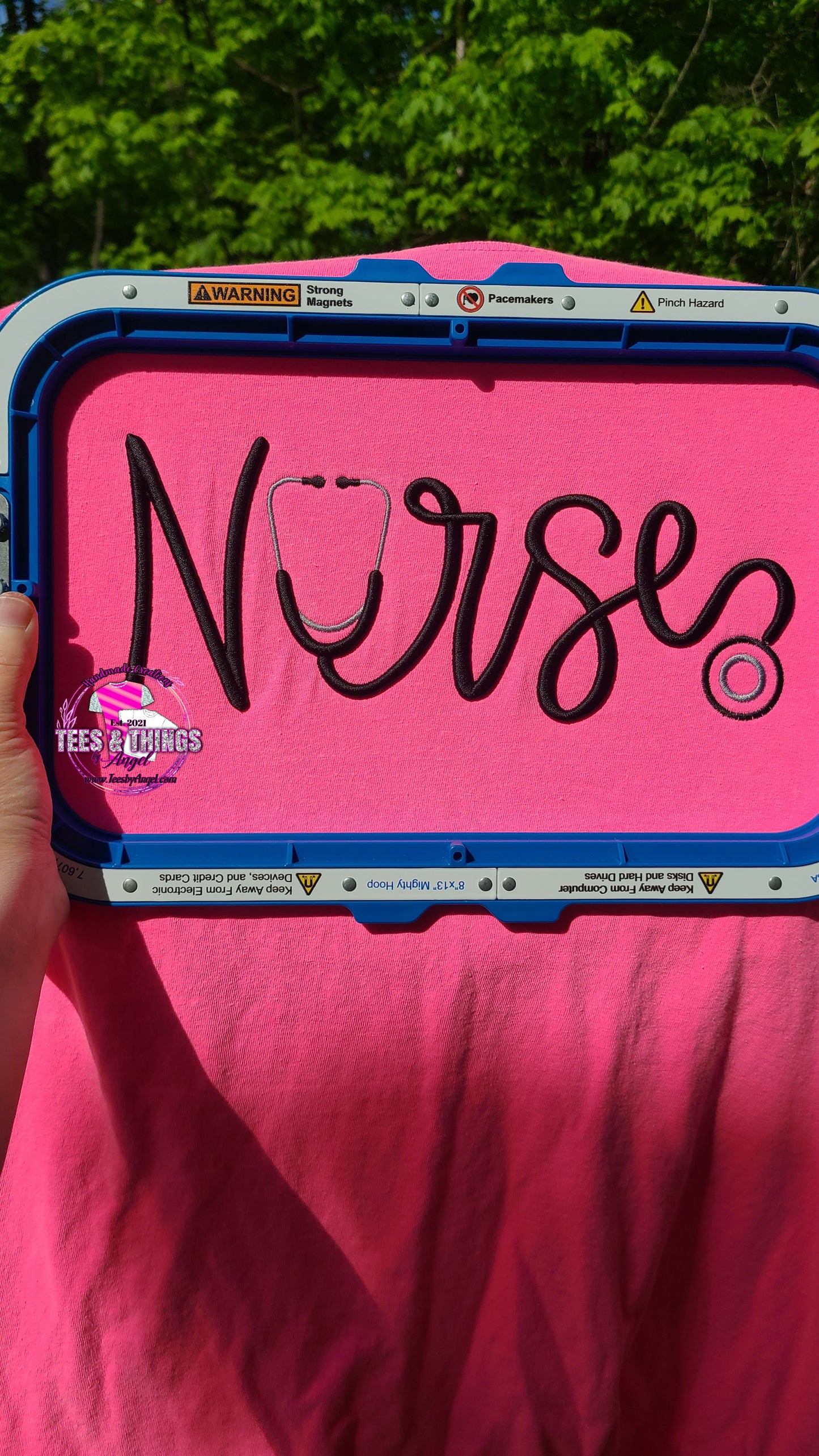 Nurse 3D embroidered Teeshirt!