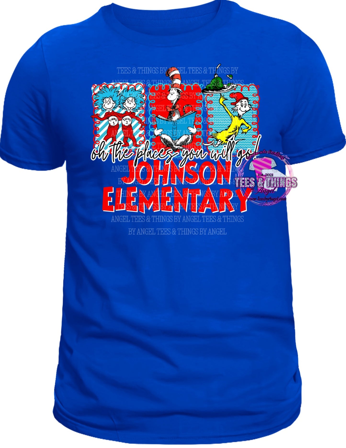 School specific Dr. Seuss teeshirt!