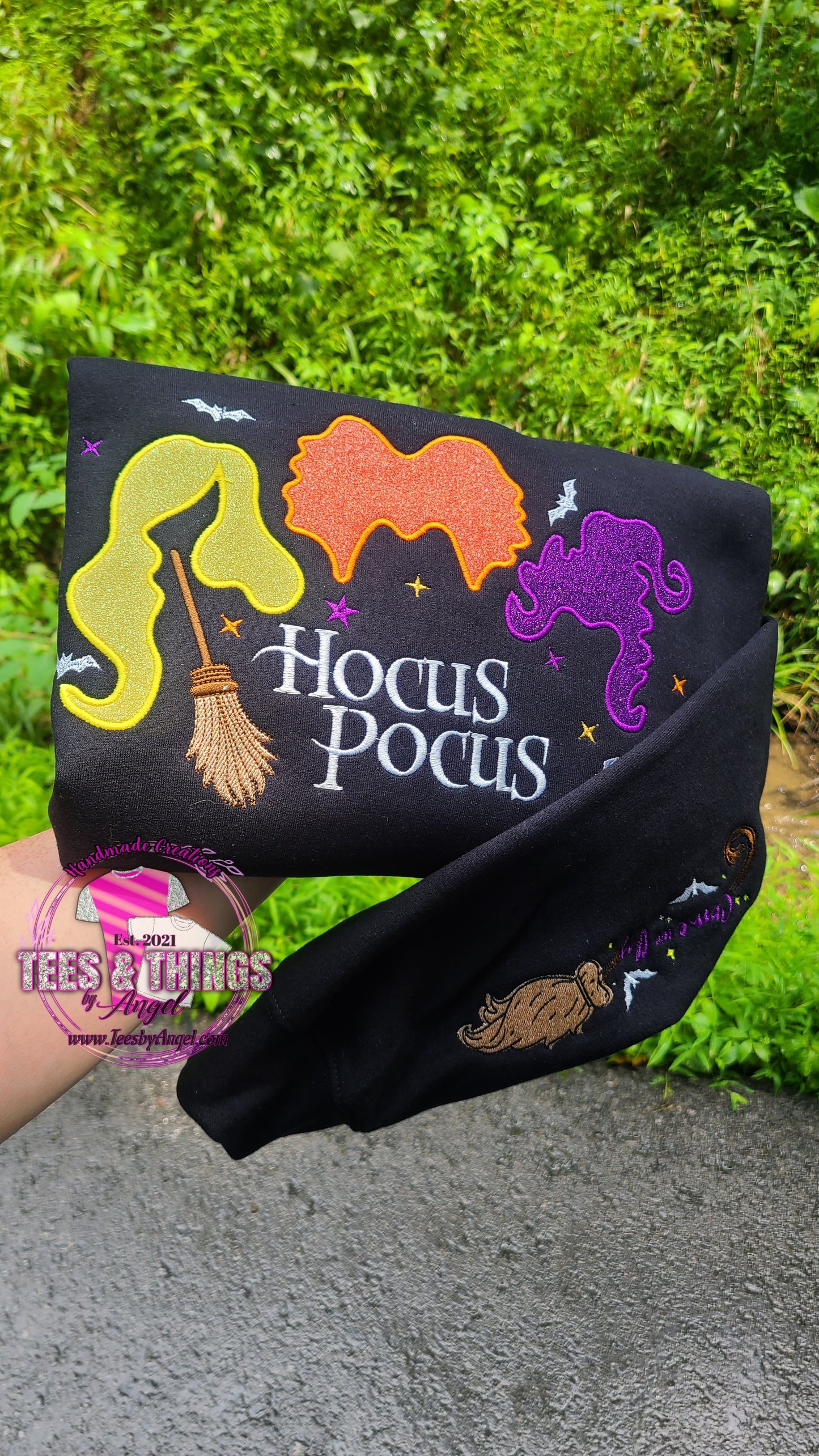 Hocus Pocus Glitter Sweatshirt 💜🧡💛