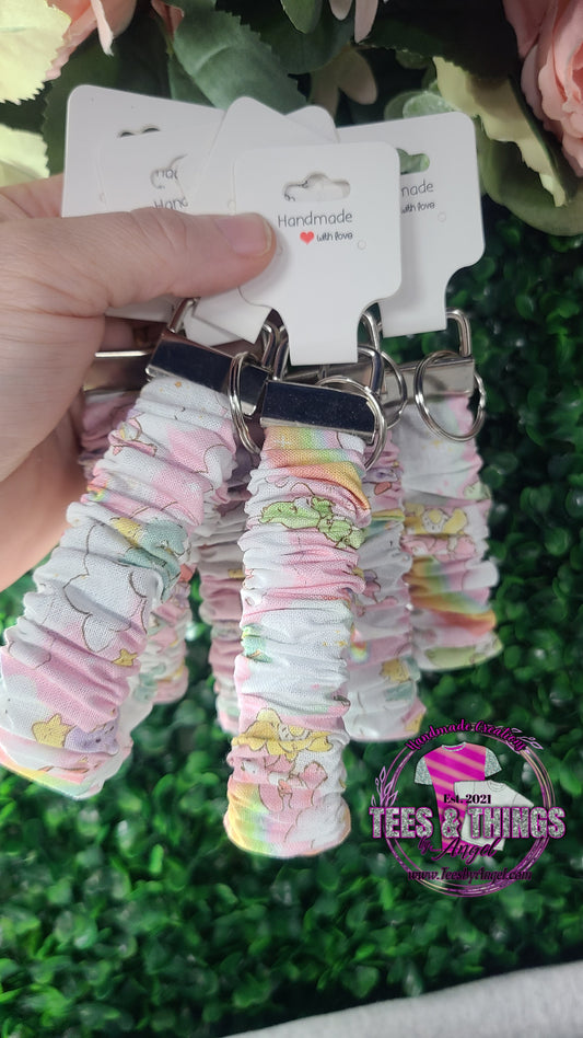 Care Bears Scrunchie Keyfob Wristlet 🩷