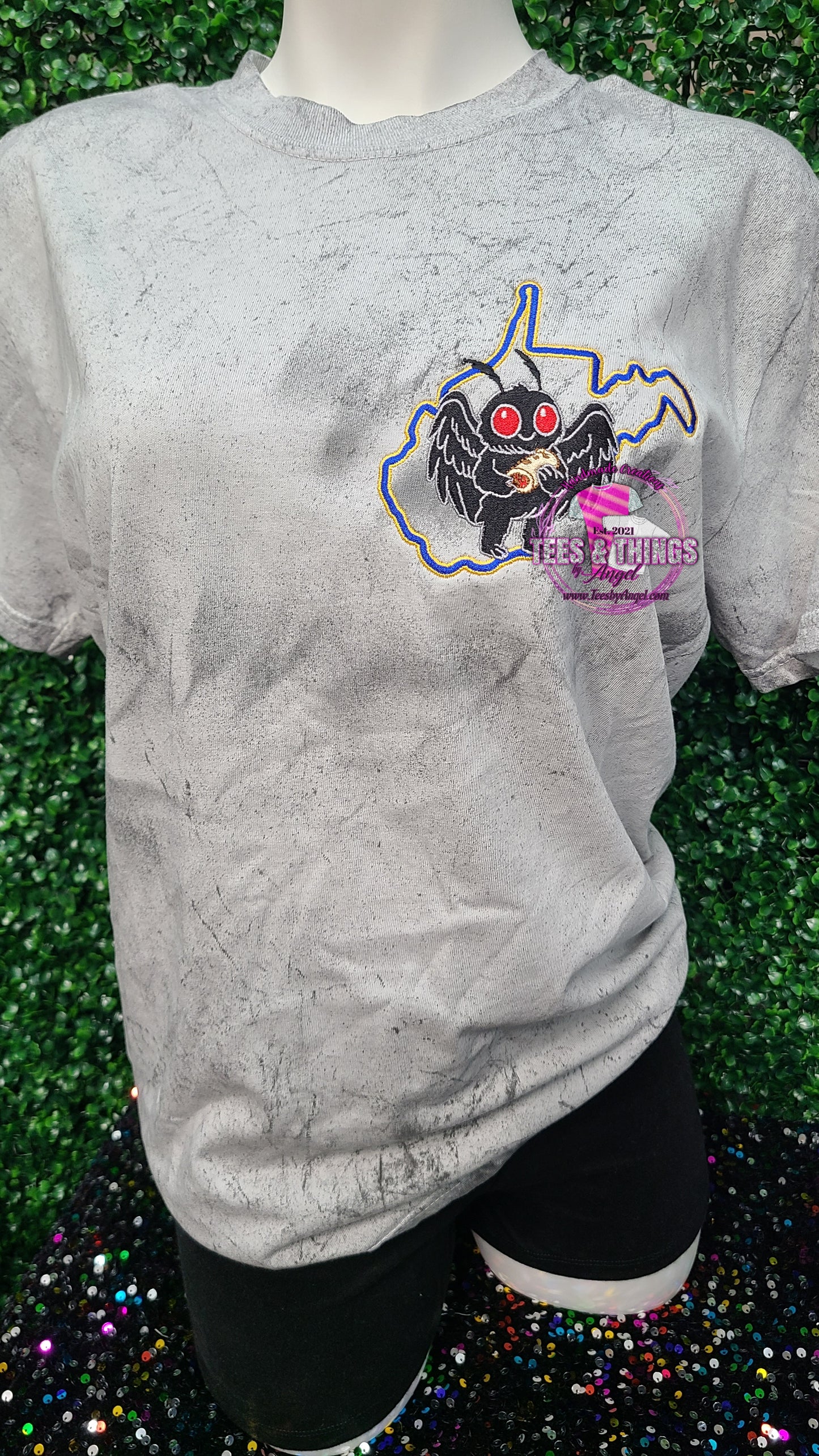WV Mothman embroidered sweatshirt! 💙💛