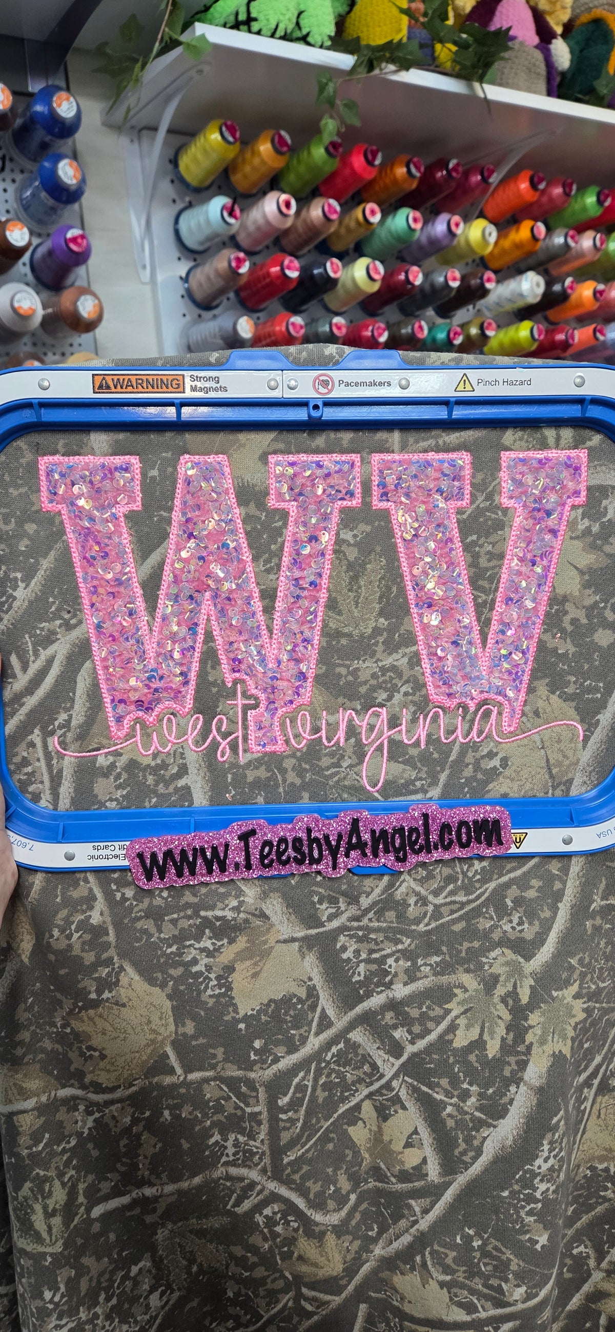 West Virginia knockout letters Sweatshirt!