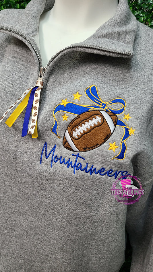 WV Mountaineers Football 1/4 zip! 💙💛