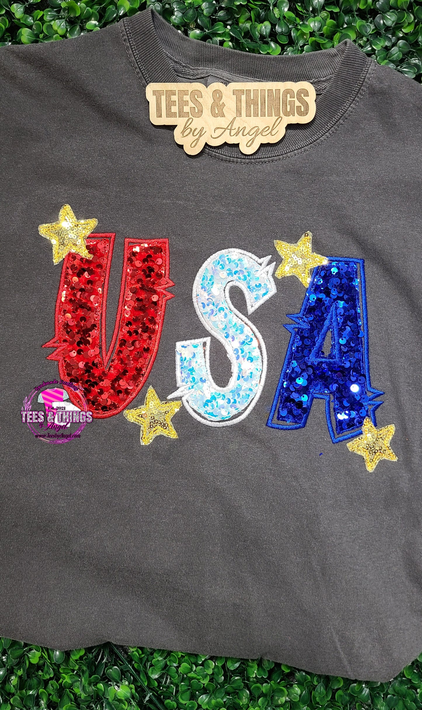 USA 🇺🇸 with Gold Stars!