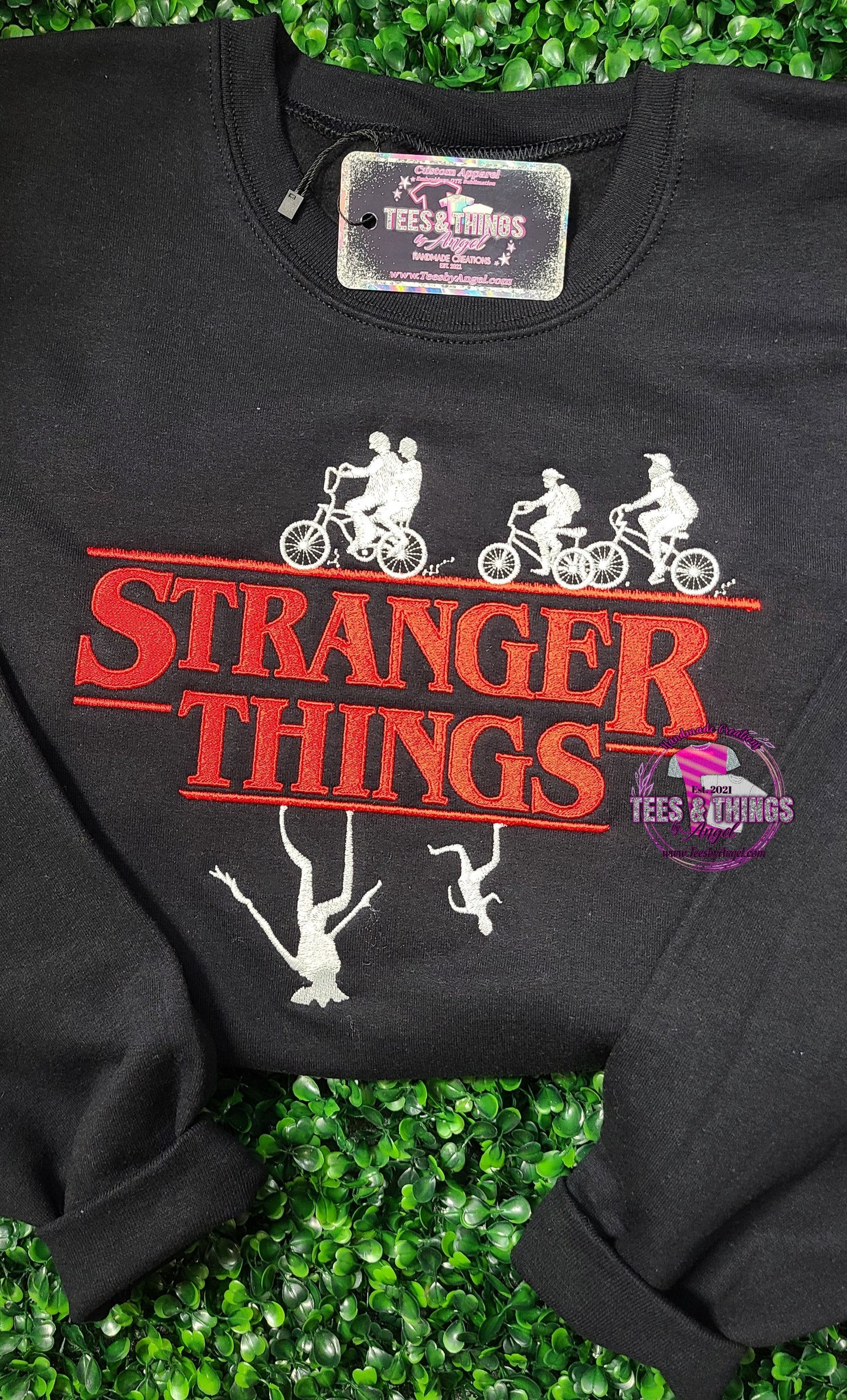 Stranger Things embroidered sweatshirt
