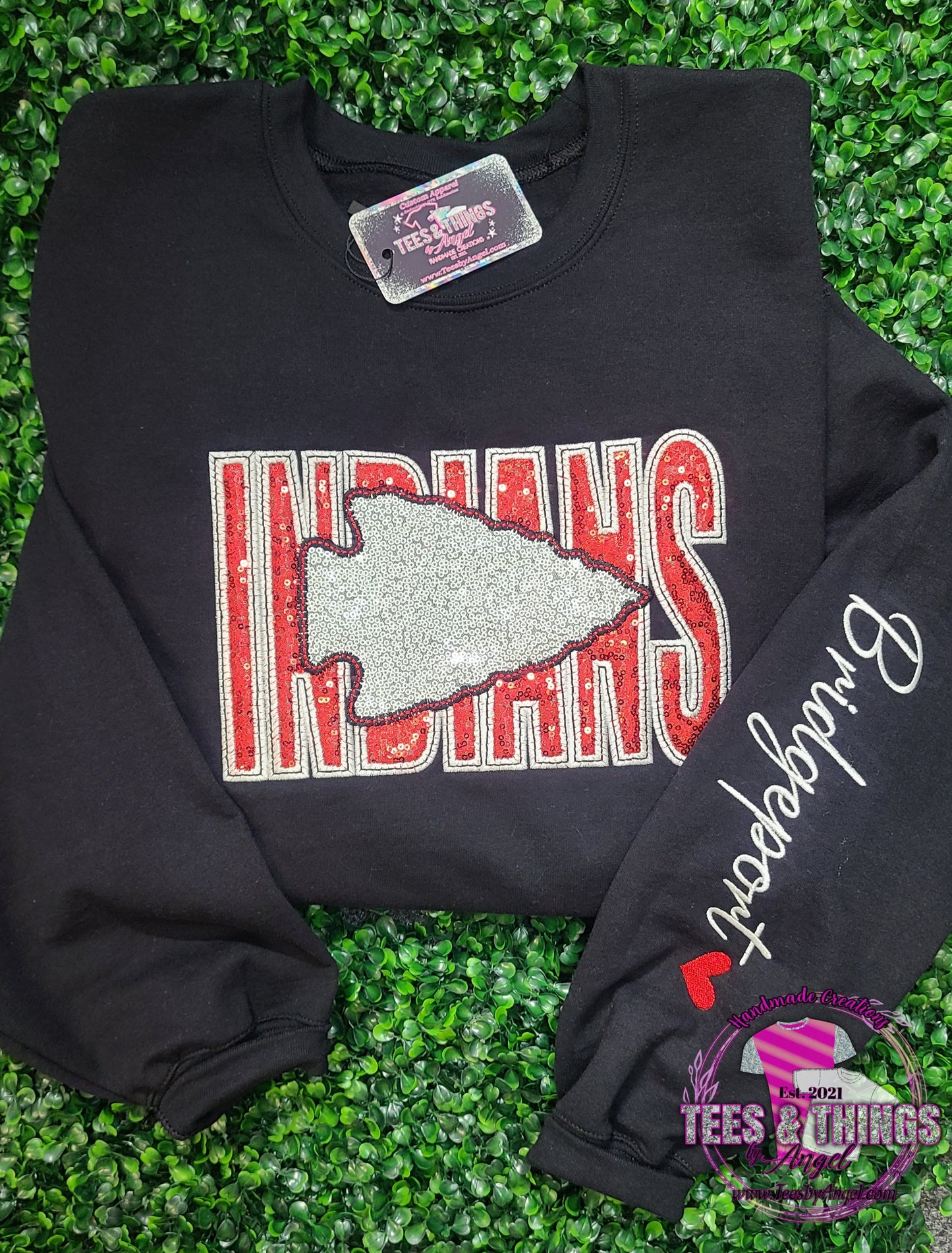 Bridgeport Indians New Style ❤️🖤 Sweatshirt!