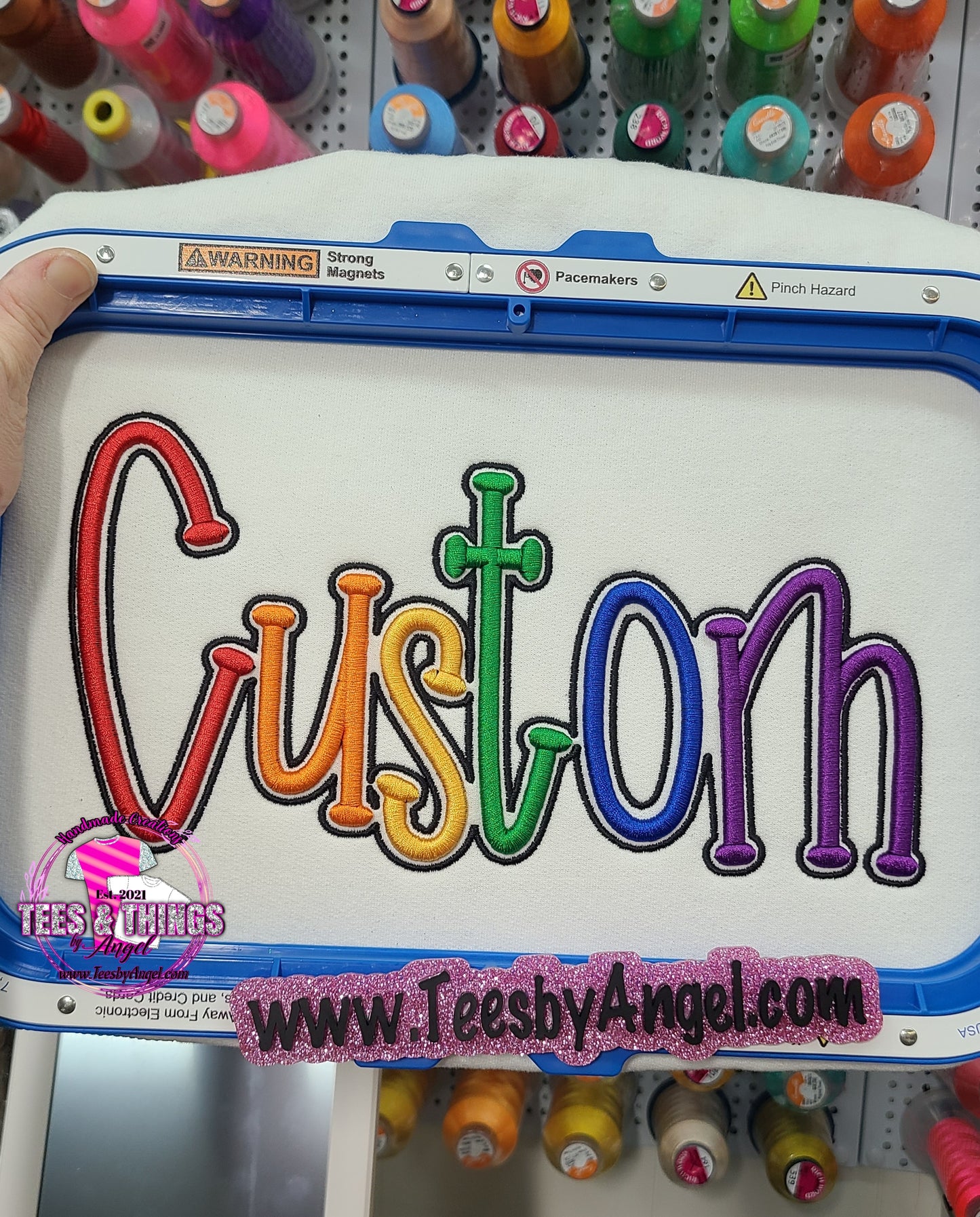 Custom 3D Embroidered sweatshirt!
