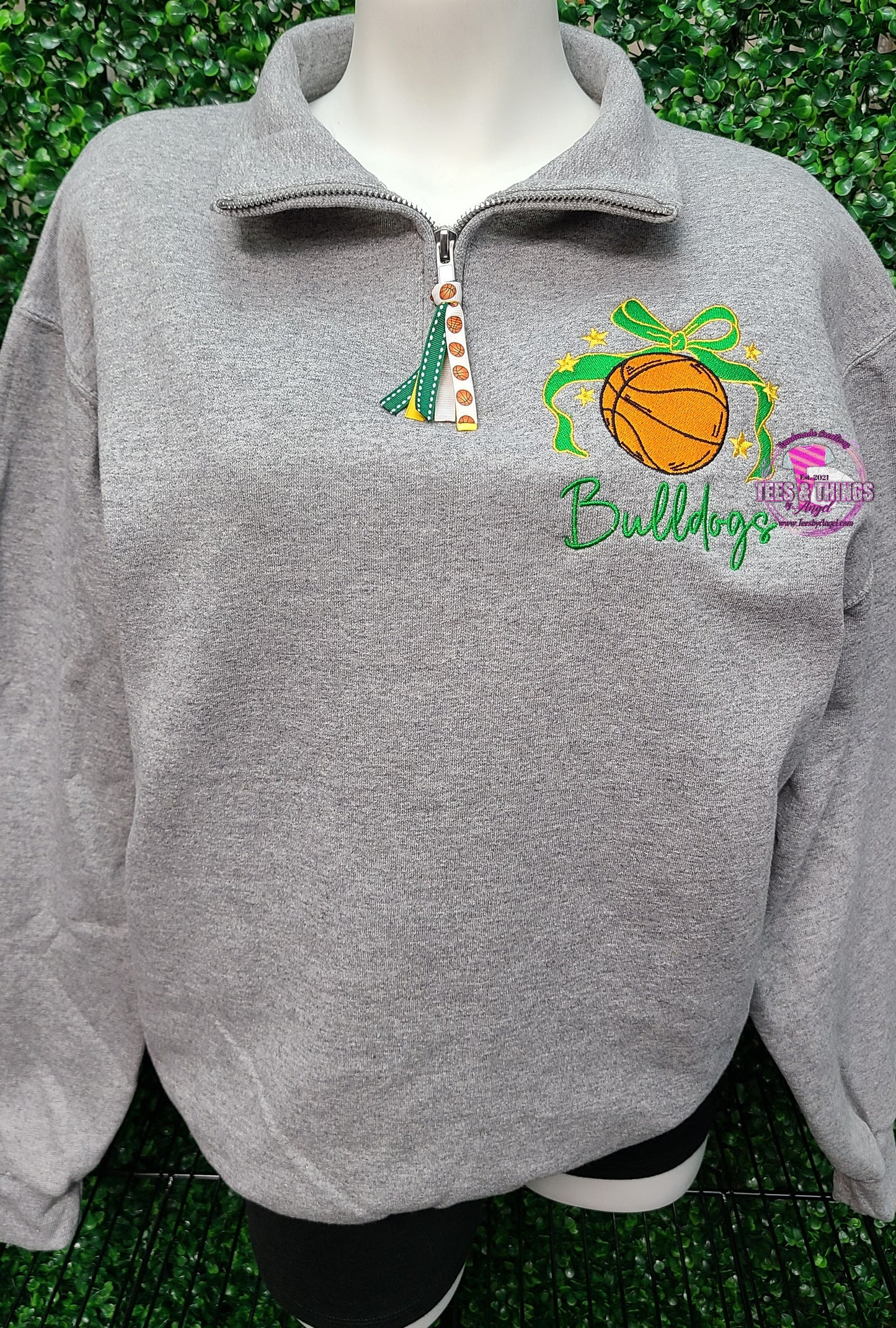 Custom Mascot Embroidered Basketball 🏀 Sweatshirt!
