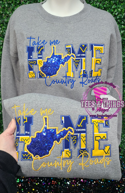 Take me HOME County Roads... West Virginia 💙💛