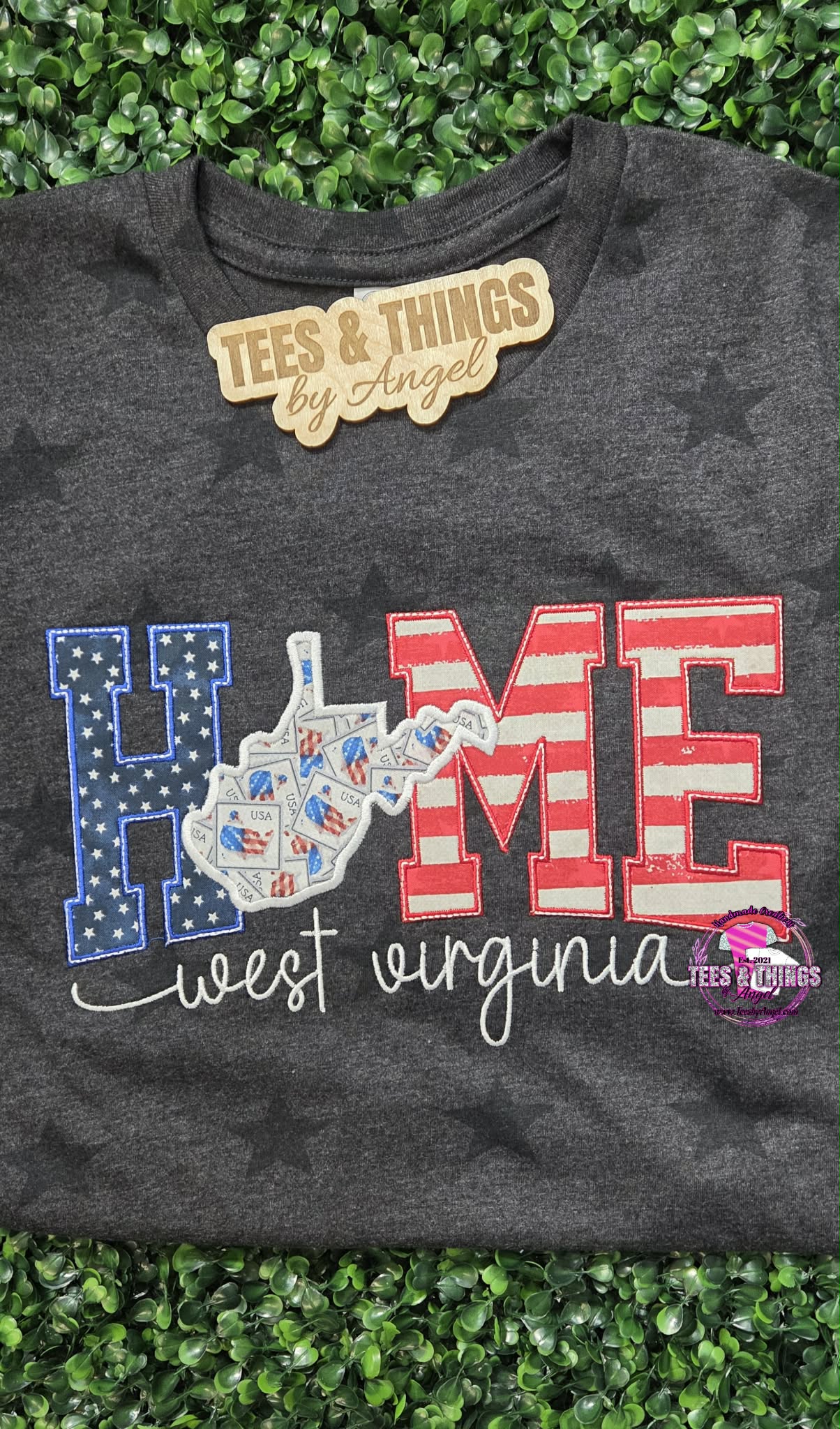 HOME WV 🇺🇸 Patriotic Teeshirt