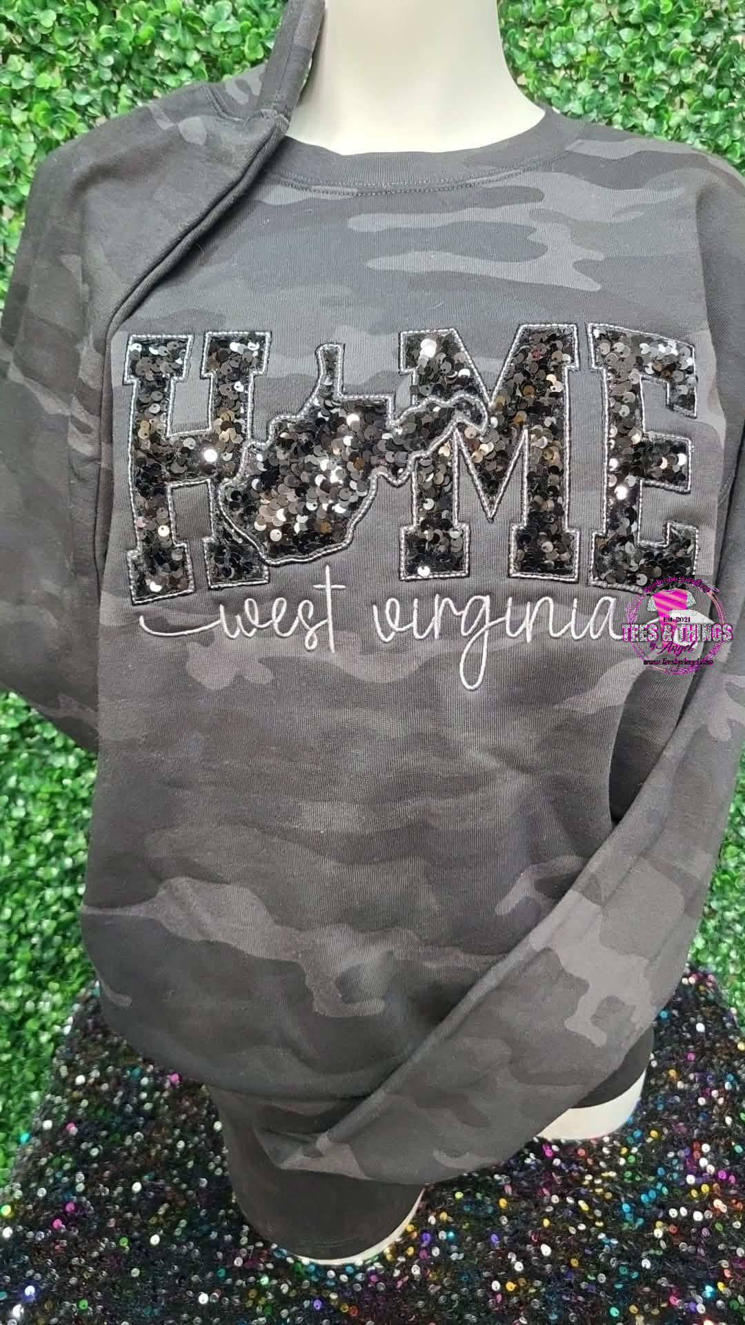 HOME WV Black Sequins Sweatshirt! 🖤