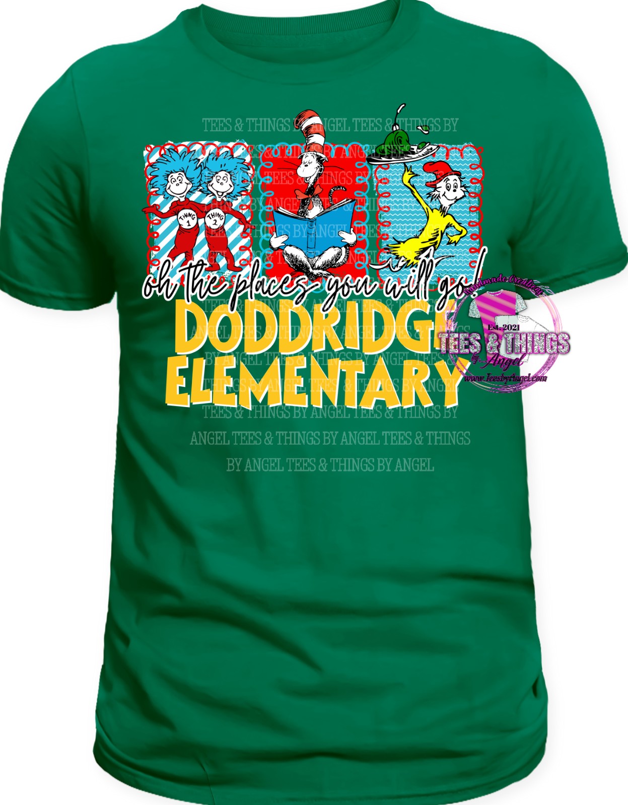 School specific Dr. Seuss teeshirt!