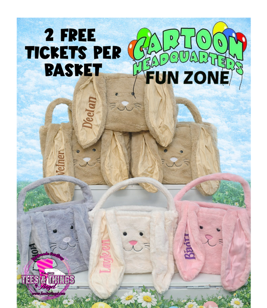 Easter Basket & Cartoon Headquarters Fun Zone Passes! 🎉
