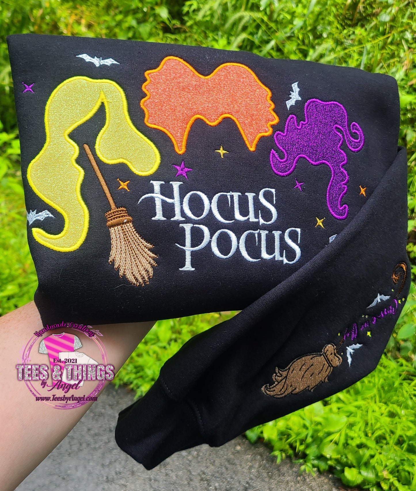 Hocus Pocus Glitter Sweatshirt 💜🧡💛