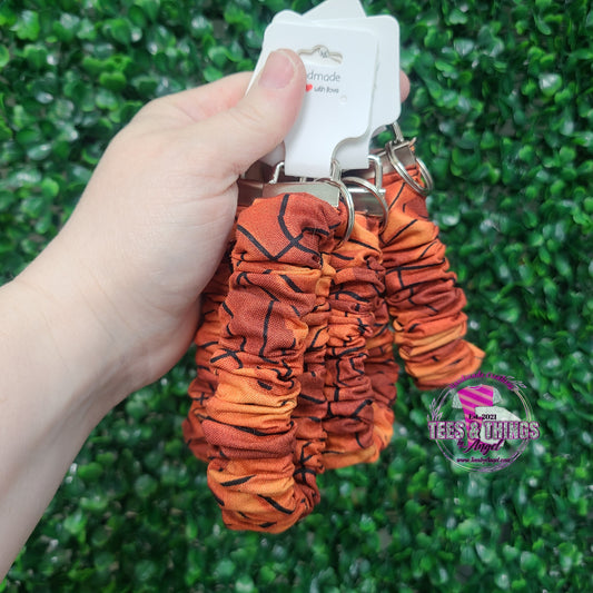 Basketball 🏀 Scrunchie Keyfob Wristlet