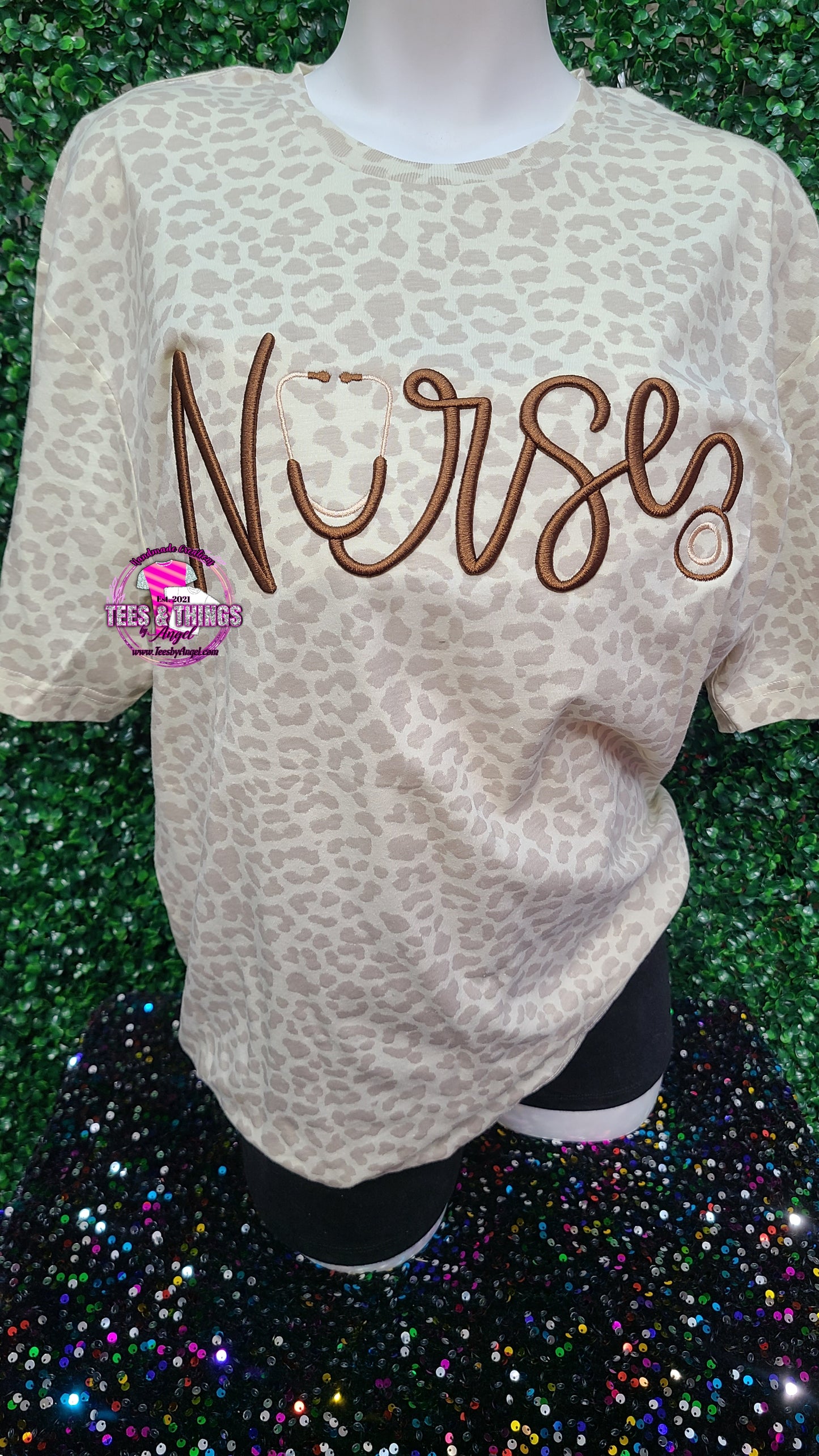 Nurse 3D embroidered Teeshirt!