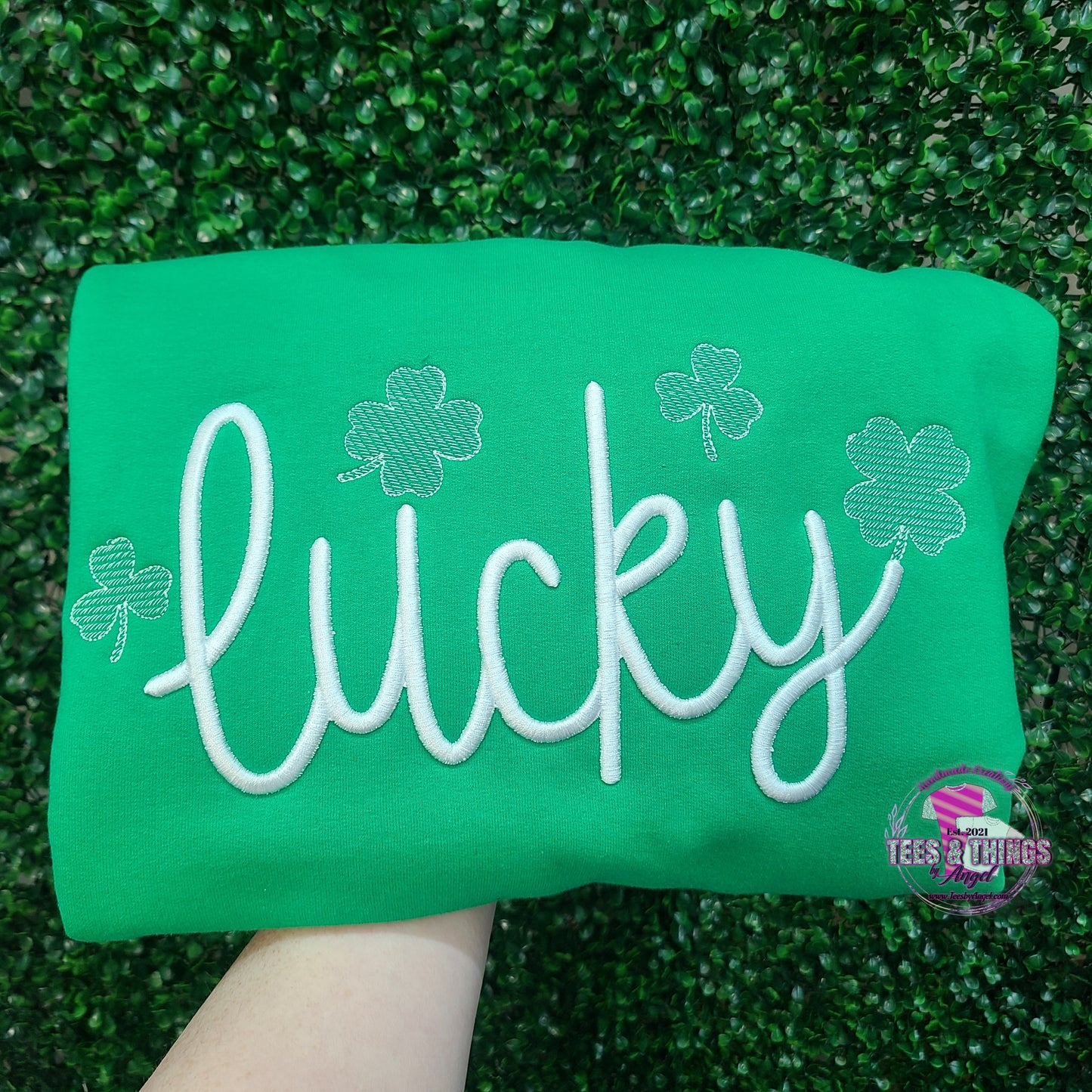 Lucky 🍀 Embroidered sweatshirt