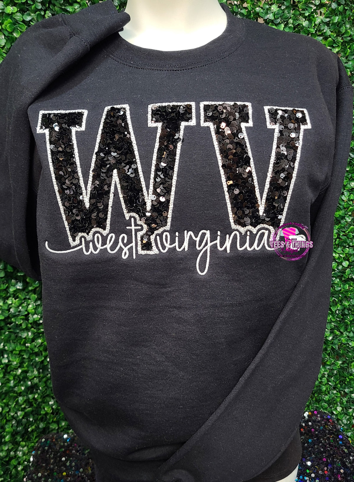 West Virginia knockout letters Sweatshirt!