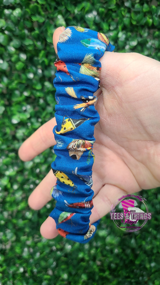 Fishing Lure 🎣 Scrunchie Keyfob Wristlet